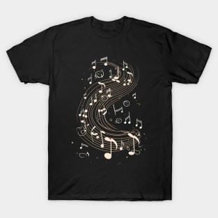 Music Notes Flow T-Shirt